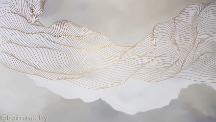 Фотообои De-Art Линии фреска